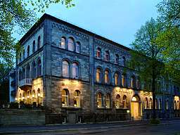 Exterior view at dawn Exterior view at dawn